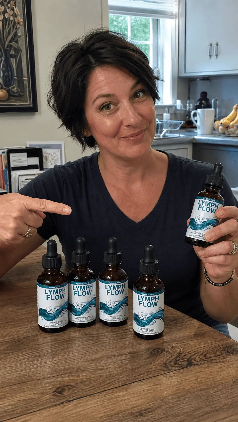 Lymph Flow dropper bottle — sublingual liquid formula for lymphatic drainage support