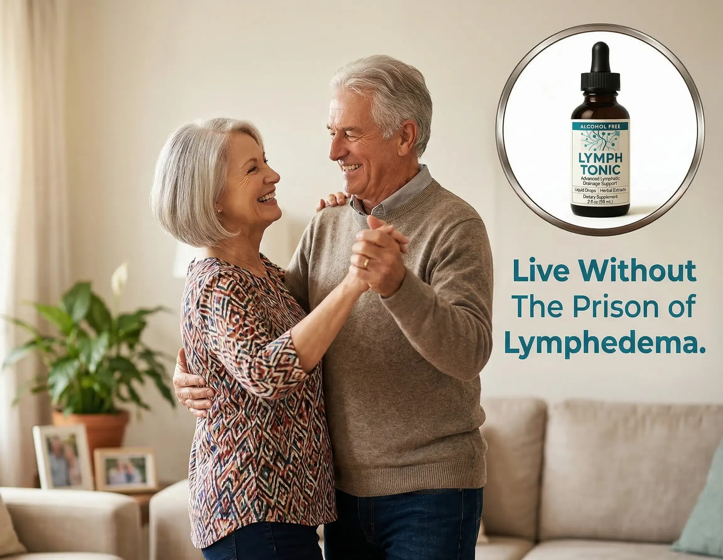 Happy Lymph Flow customers — smiling users who reduced puffiness with daily drops