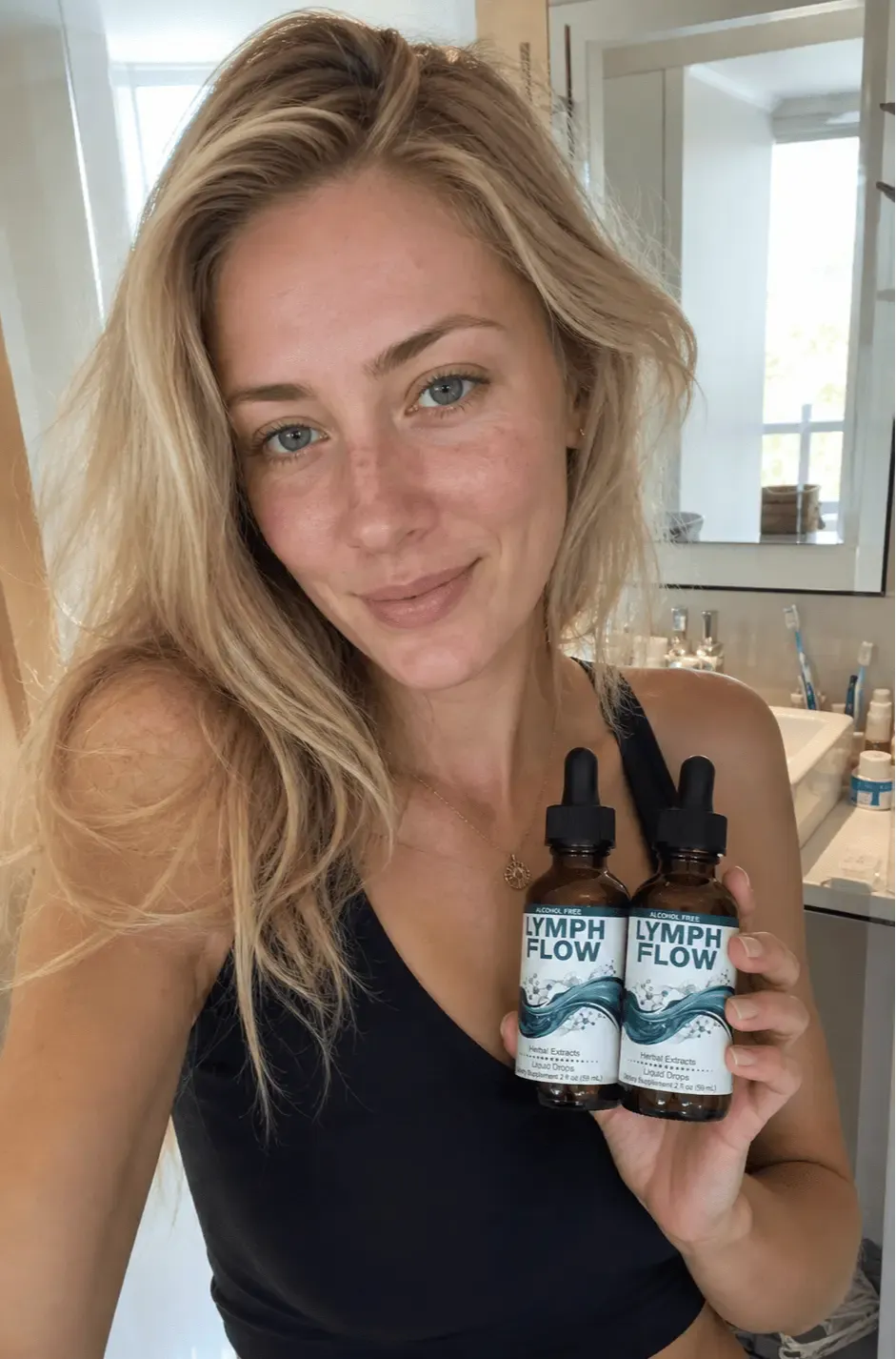 Karen M. verified Lymph Flow buyer review — 5 star drainage results